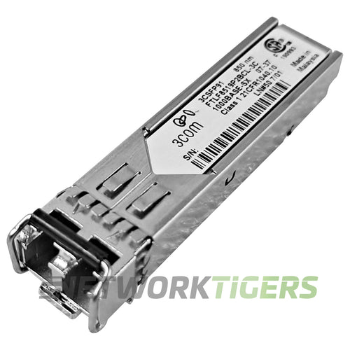 3Com 3CSFP91 1 Gigabit BASE-SX 850nm SFP Transceiver