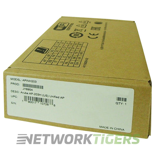 NEW HPE Aruba JY695A AP-203H US Flex-Radio 802.11ac 2x2 SU-MIMO Unified Hosp WAP