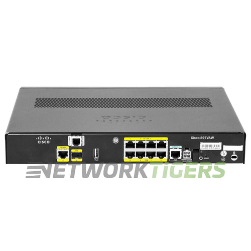 Cisco C897VAW-A-K9 897VA Series GbE security, w/ SFP, VDSL/ADSL2+ Annex A Router