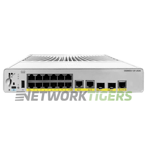 Cisco C9200CX-12T-2X2G-A 12x 1GB RJ45 3x 1GB RJ45 (1x PoE++) 2x 10GB SFP+ Switch