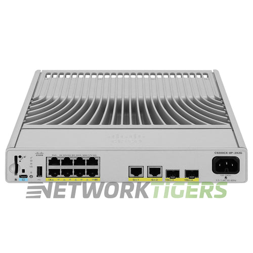 Cisco C9200CX-8P-2X2G-E 8x 1GB PoE+ RJ45 2x 1GB RJ45 2x 10GB SFP+ Switch