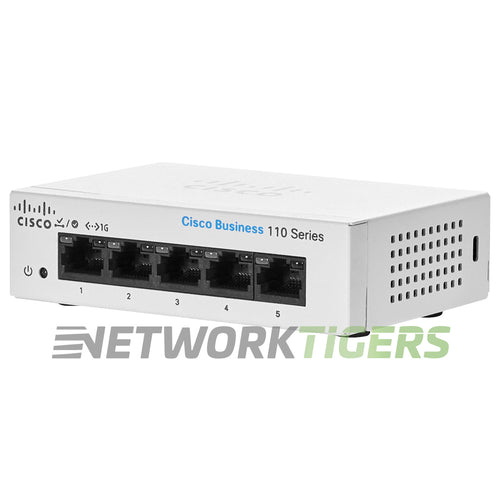 Cisco CBS110-5T-D-NA Business 110 Series 5x 1GB RJ45 Switch