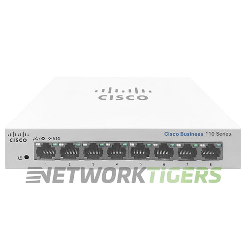 Cisco CBS110-8T-D-NA Business 110 Series 8x 1GB RJ45 Switch