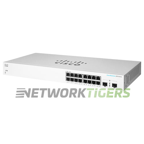 Cisco CBS220-16T-2G-NA Business 220 Series 16x 1GB RJ45 2x 1GB SFP Switch