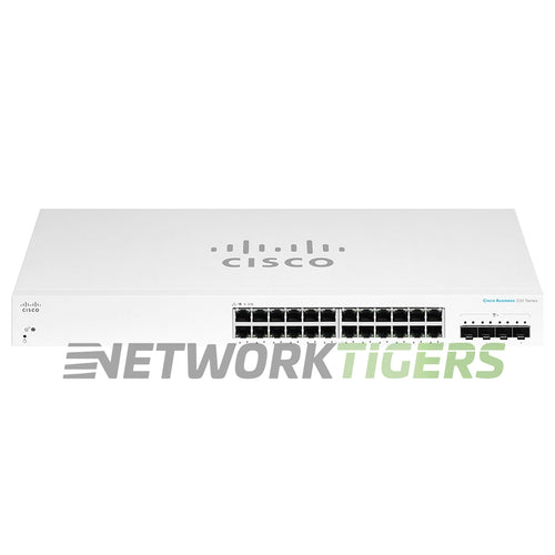 Cisco CBS220-24T-4G-NA Business 220 Series 24x 1GB RJ45 4x 1GB SFP Switch