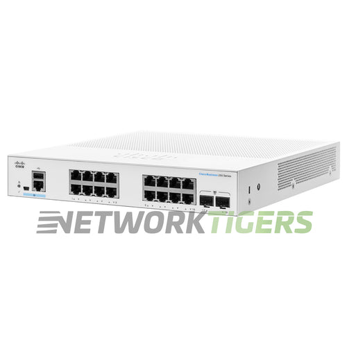 Cisco CBS250-16P-2G-NA 16x 1GB PoE+ RJ45 2x 1GB SFP Switch