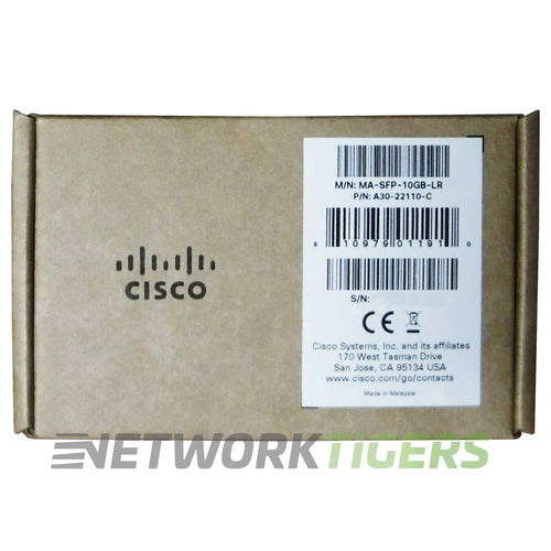 NEW Cisco Meraki MA-SFP-10GB-LR 10GB BASE-LR 1310nm SMF SFP+ Transceiver