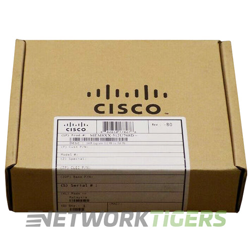 NEW Cisco MEM8XX-512U768D 891/892 512 MB DRAM upgrade to 768 Router Memory