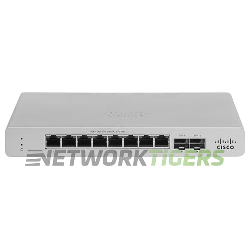 Cisco Meraki MS130-8P-HW 8x 1GB PoE++ RJ-45 2x 1GB SFP Unclaimed Switch