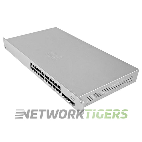 Cisco Meraki MS210-24P-HW 24x 1GB PoE+ RJ-45 4x 1GB SFP Unclaimed Switch