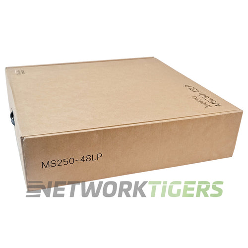 NEW Cisco Meraki MS250-48LP-HW 48x 1GB PoE RJ45 4x 10GB SFP+ Unclaimed Switch