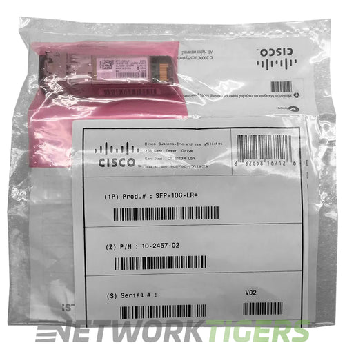 NEW Cisco SFP-10G-LR 10GB BASE-LR 1310nm Long Reach SMF SFP+ Transceiver