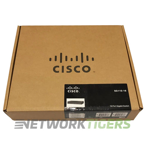 NEW Cisco SG110-16 Small Business 110 Series 16x 1GB RJ45 Switch