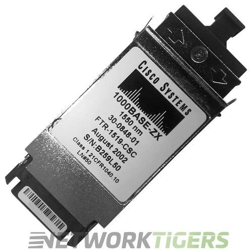 Cisco WS-G5487 1GB BASE-ZX 1550nm SMF Transceiver Module