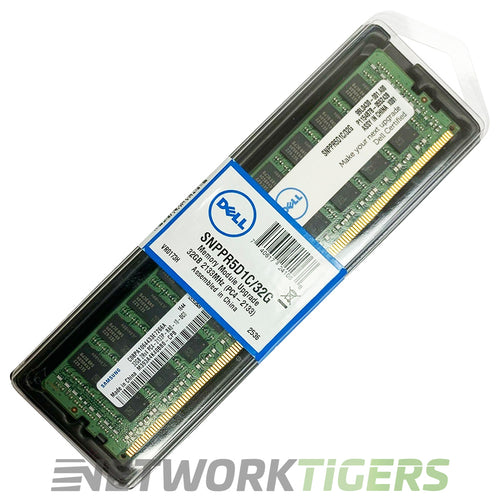 NEW Dell SNPPR5D1C/32G DDR4 RDIMM 32GB 2RX4 2133MHz Server Memory