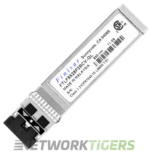 Finisar FTLF8528P2BCV-QL 8GB Fibre Channel 150m 850nm MMF SFP+ Transceiver