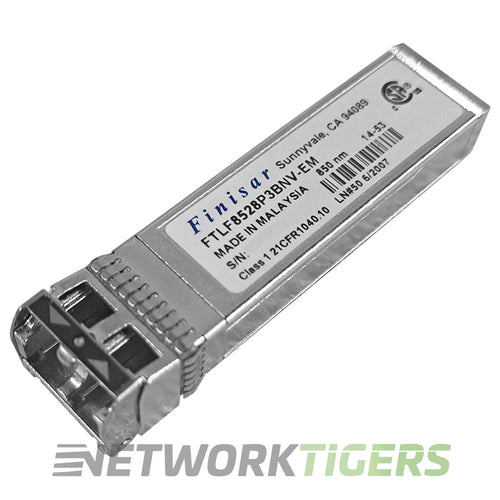 Finisar FTLF8528P3BNV-EM 8 Gigabit Fibre Channel 850nm SR MMF SFP+ Transceiver