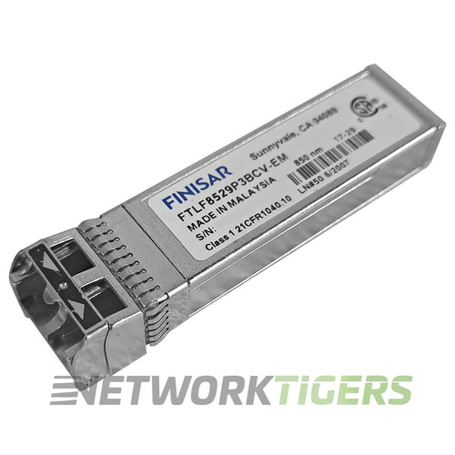 Finisar FTLF8529P3BCV-EM 16GB Fibre Channel 850nm SR MMF LC SFP Transceiver