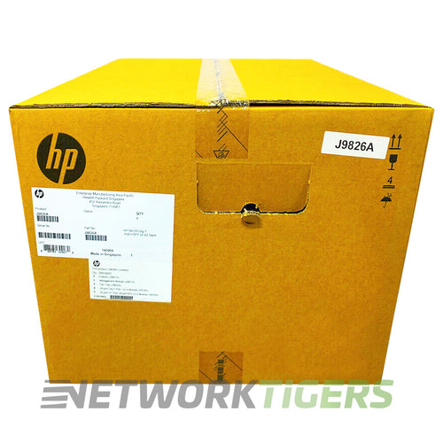 NEW HPE Aruba J9826A 92x 1GB PoE+ RJ45 4x 1GB SFP 8x Expansion Mod Slot Switch