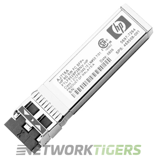 HPE AJ718A 8GB Fibre Channel 850nm 850nm MMF 150m DOM SFP+ Transceiver