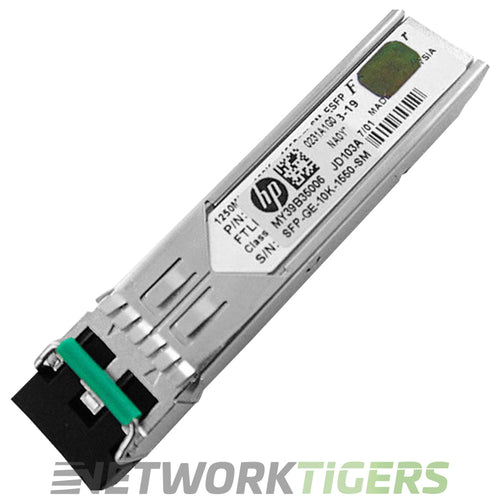 HPE JD103A 1GB BASE-LH 1550nm SMF LC SFP Transceiver