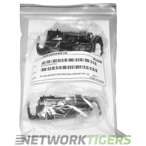 NEW HPE Aruba JW045A AP-220-MNT-C2 2x Ceiling Rail Mount Kit for 220 Series