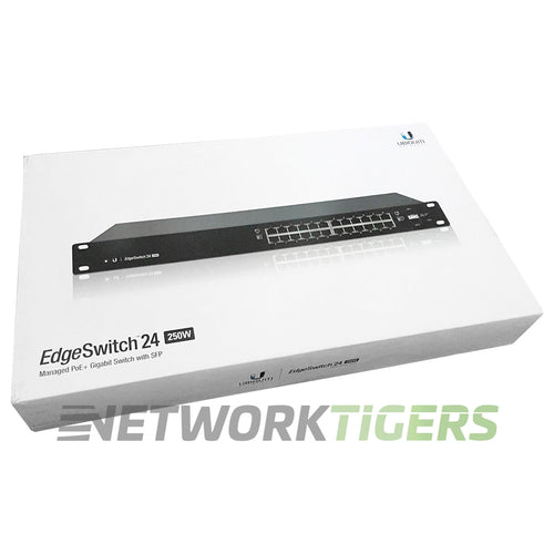 NEW Ubiquiti ES-24-250W EdgeSwitch Series 24x 1GB PoE+ RJ-45 2x 1GB SFP Switch