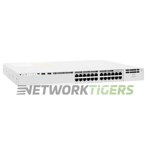 Cisco C9200L-24PXG-4X-E 24x 1GB PoE+ RJ-45 (8x MultiGB) 4x 10GB SFP+ Switch