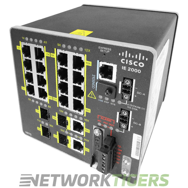 Ie 2000 16tc L Cisco Switch Industrial Ethernet 2000 Series New Networktigers