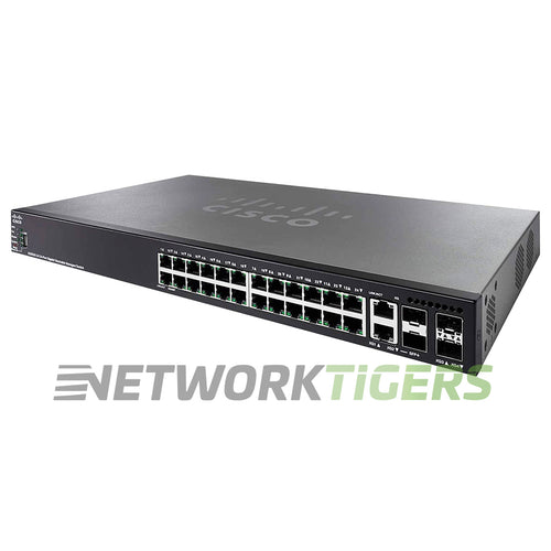 Cisco SF550X-24P-K9-NA 550X Series 24x FE PoE+ RJ-45 4x 10GB Combo Switch