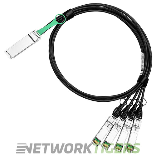 Dell 470-AAVO 1m 40GB QSFP+ to 4x 10GB SFP+ K9HPR Direct Attach Breakout Cable