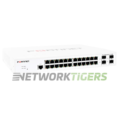 Fortinet FS-124E 100 Series 24x 1GB RJ45 4x 1GB SFP Switch