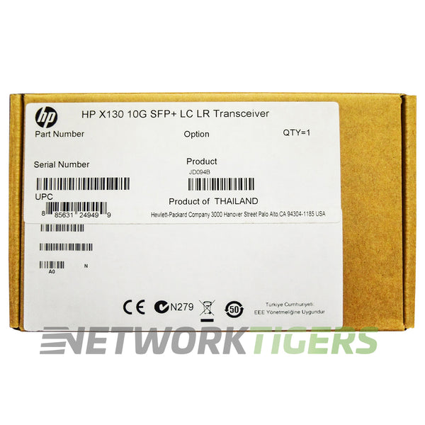 HP JD092B X130 10G SFP+ LC SR Transceiver - Small Form-factor